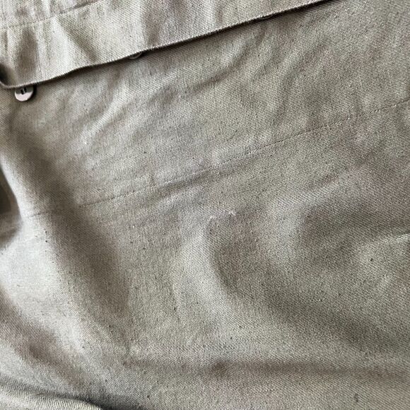 Vintage Swedish Military M/52 Field Jacket Green Canvas Size 52 Large - Picture 6 of 6